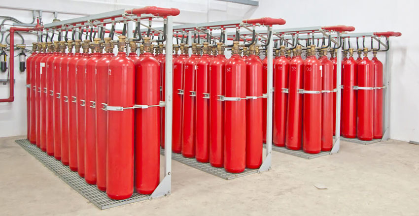 автоматическая система газового пожаротушения